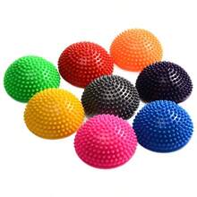 1pc Balance Training Pad Half Dome Massage Trainer For Beginners Yoga, Ankle Stability And Foot Massage Fitness Equipment - Multicolor - View 4