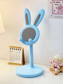 Cartoon Rabbit Universal Phone Stand, Adjustable Extendable Height-Adjustable Desktop Slouchy Phone Holder, Portable For Students Learning, Office, Bedroom, Watching And Decoration - Multicolor - View 10