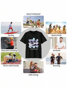 Camisetas de hombre - Negro - Ver 3