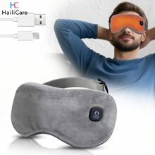 Hailicare Hot Compress Eye Massager, 3-Level Temperature Control Smart Timer, Relieves Eye Fatigue For Men And Women, Light-Blocking Heated Eye Mask, Rechargeable 1000mAh Battery, Detachable And Washable, Best Gift, Portable Eye Care Hot Compress For Home And Travel - View 1