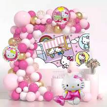 New Kids Birthday Balloon Garland Background Decoration Set And Balloon Garland Set, Suitable For Birthday Party, Theme Party, Holiday Party, Graduation Party, School Opening Party And Christmas - Multicolor - View 8