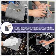 20pcs Microfiber Cleaning Cloths, High Absorbency Lint-Free, Disposable Dry & Wet Dual-Use Cleaning Towels, Suitable For Home, Kitchen, Car And Whole House, Roll-Type Tearable Multi-Function Stain Removal Cleaning Wipes - A - View 2