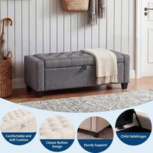 Storage Benches - Grey - View 1