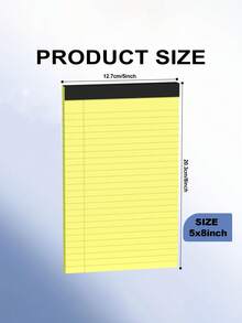 Back To School Multi-Color Lined Notebook, Memo Pad, INS Minimalist Style Multi-Color Inner Pages Writing Notebook, Non-Bleed Stationery, Suitable For Students, Memo Pad, Gift Notebook, Used For Shopping List, Learning, Office Supplies, To-Do List Memo - Multicolor - View 4