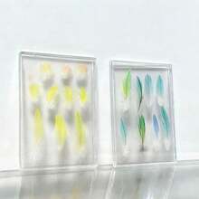 Clear Plastic Parrot Feather Display Box, Transparent Bird Feather Keepsake Shadow Box, Dustproof Feather Collection Storage Case For Cockatiel Budgie, Pet Memorial Bird Lover Gift Also Suitable For Trading Card Holder / Photocard Holder - one-size - View 7