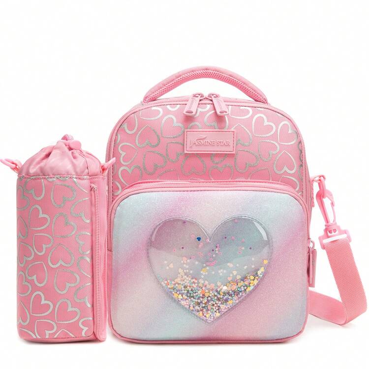 2-In-1 Cartoon Insulated Crossbody Bag With Water Bottle Pocket, Suitable For School And Picnic - Crossbody Bags - View 16