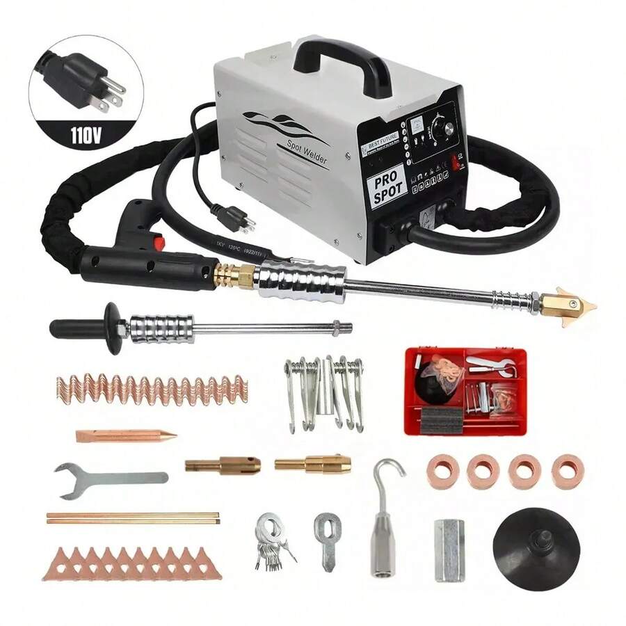 Kit De Reparación De Abolladuras Soldador Por Puntos 110v - Tipo de Enchufe A USA (110-127V) - Ver 1