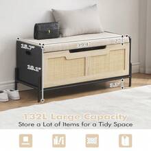 Storage Benches - Black - View 3