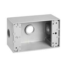 Outdoor Electrical Box 4-Pack, 4.5x2.8x2in, Junction Box For Outlet, 1/2-3/4" Conduit, 18.3 Cu.In, Gray Metal Protector - Multicolor11 - View 8