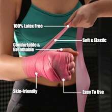 (6cm*10m) Sports Protective Tape Support Tape Cushioning Film Foam Base Design Breathable Easy Tear No Residue - Multicolor - View 2