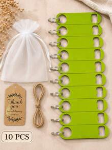 30/10/1 Set Customized Engraved Bottle Opener Keychain, Personalized Name & Date Metal Key Ring, Wedding Party Favor, Gift For Family And Friends - Style 3 - View 18