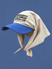 1pc Women's Quick-Dry Letter Embroidered Baseball Cap, Multifunctional, Outdoor Sun Protection, Suitable For Cycling, Beach And Daily Use - Multicolor - View 6