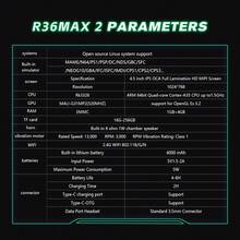 R36MAX 2 Retro Handheld Game Console, 4.5-Inch 1024x768 IPS HD Screen, Built-In 64GB 18000+ Classic Games, 30+ Emulators, Open Source Linux System, Dual Arcade Joysticks, 4000mAh Battery, Portable Adult Game Console - View 12