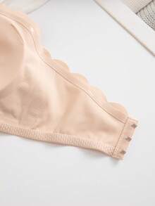 4pcs Multi-Color Non-Slip Silicone Strapless Bandeau Bra, Built-In Protection, Wire-Free, No Straps, Comfortable Seamless Women's Lingerie - Multicolor - View 8