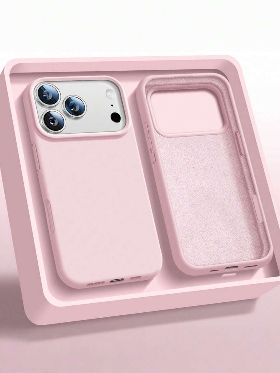 1件裝 奢華螢光色無線充電手機殼，適用於 iPhone 17 AIR 16 15 14 13 12 11 Pro Max Plus | 液態矽膠 | 超薄防護防震 | 手機