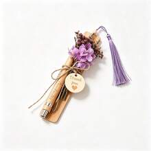 Personalised Wooden Pen Bookmark Set, Engraved Bamboo Pen With Name, Custom Bookmark Gift For Teacher Mum Nurse Mentor, Thank You Gift Box - Multicolor - View 10