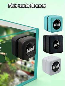 1pc Mini Magnetic Bathtub Cleaner, Small, Easy To Store, Fast Algae Removal Aquarium Cleaning Tool - Aquarium Supplies, Ergonomic Design, Strong Adsorption, Essential Aquarium Cleaning Tool, Convenient To Use, Random Color - View 12