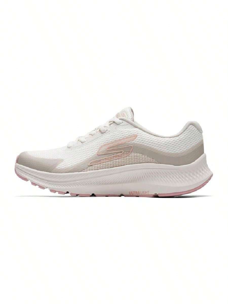 Skechers Women's Running Shoes GO RUN CONSISTENT 2 0 Lightweight Cushioned Mesh Upper Thick Sole Casual Walking Sports Shoes 128650-NAT - Natural Color - View 1