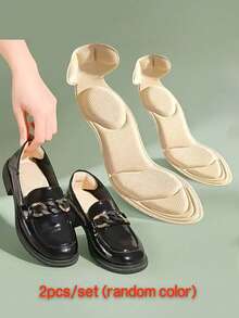 2-In-1 Arch Support Heel Pad & Half Insole Set, Suitable For Loafers, Anti-Slip & Sweat-Absorbing Split Design Insoles, Relieve Foot Fatigue, Prevent Heel Slipping, Make Large Size Shoes Fit Better, Suitable For Daily Casual Leather Shoes - A - View 13