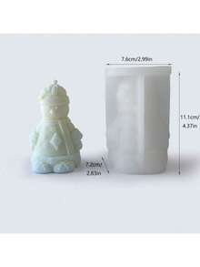 Christmas Snowman DIY Handmade Aromatherapy Plaster Multi-Function Silicone Mold - Snowman - View 5