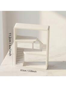 Miniature Dollhouse, Mini Model House Frame, Fun Decoratable Tiny Room (Decorations Not Included) DIY Garden Decoration - A - View 4