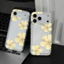 Pleiomea 花卉圖案印花手機殼「You Are Stronger Than You Think」正向金句美學殼，相容 iPhone 與 Android 機型，防水防摔防刮 - 彩色 - 查看 5