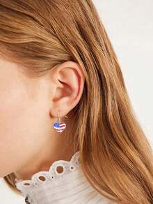 1 Pair Romantic Earrings For Women, Wedding Engagement Party Jewelry, Valentine's Day Gift - 1# - View 4