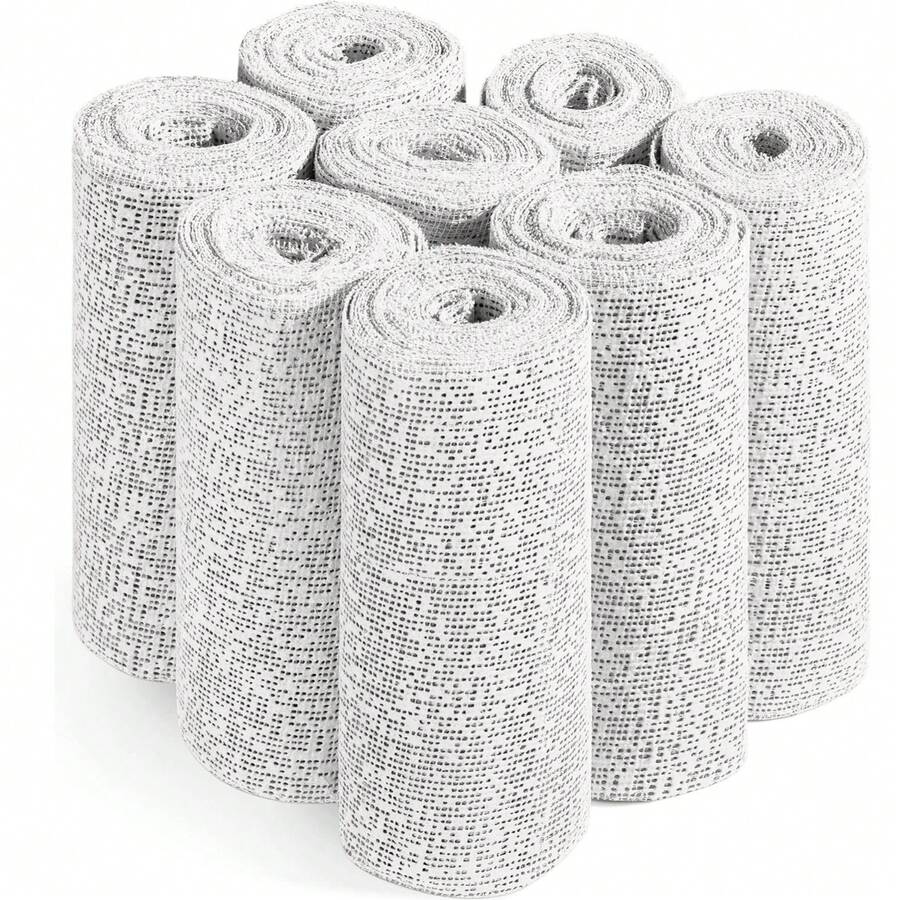 5cm*270cm Individually Packed Plaster Gauze Bandage Roll, Suitable For Body Cast, Abdominal Mold, Crafts And Sculpture. - White - View 1