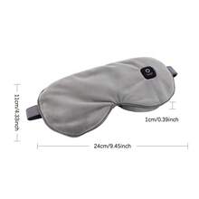 Hailicare Hot Compress Eye Massager, 3-Level Temperature Control Smart Timer, Relieves Eye Fatigue For Men And Women, Light-Blocking Heated Eye Mask, Rechargeable 1000mAh Battery, Detachable And Washable, Best Gift, Portable Eye Care Hot Compress For Home And Travel - View 10