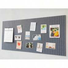1pc No-Drill Rectangular Modern Fabric Frame Wall-Mounted Photo Wall Background Board, Removable Bulletin Board For Home Office, Memo Notice Board, DIY Photo Board, Message Board, For Wall Decor, Room Decoration, Party Photo Display, Surprise Announcement, Wall Storage, Suitable For Bedroom/Study/Living Room/Office/Classroom/Dorm - Multicolor - View 19