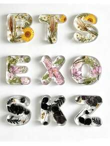 DIY Jewelry Making Silicone Letter Molds, 26 English Alphabet Epoxy Resin Molds, Suitable For DIY Keychains, Pendants, Earrings, Jewelry, Home Decor - Multicolor - View 2