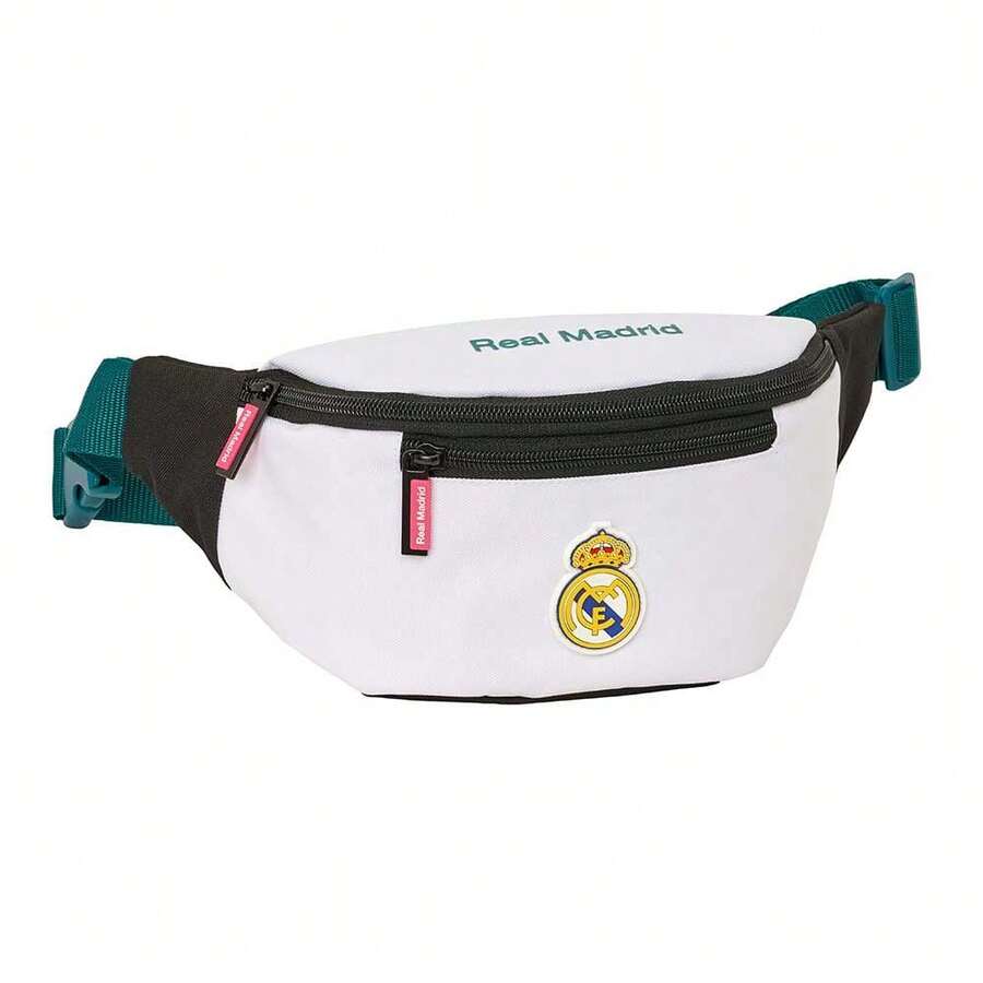 Real Madrid 皇家馬德里 26/27 賽季球衣腰包,可調節腰帶,PVC 封口,青少年運動配件,尺寸為 23x9x12 厘米 - 腰包 - 查看 1