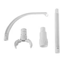 Sonajero colgante para cuna de bebé, soporte giratorio con clip para cama, juguete colgante para cochecito, accesorio para cuna. - BLANCO - Ver 1