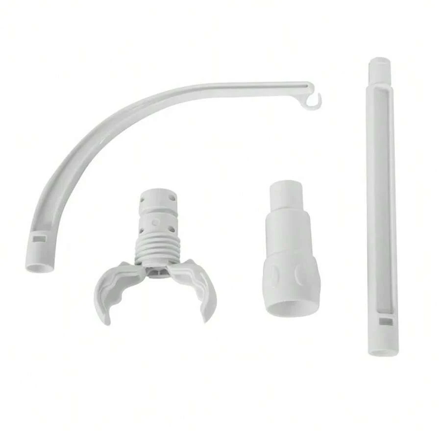 Sonajero colgante para cuna de bebé, soporte giratorio con clip para cama, juguete colgante para cochecito, accesorio para cuna. - BLANCO - Ver 1
