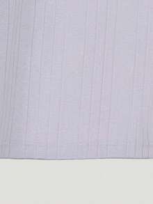 Adidas Originals Women's LS POLO W CCPOLO Knit Collar Long Sleeve T-Shirt KY5733 - Lilac Purple - View 7