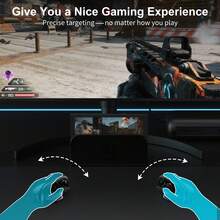 HONCAM Gaming Mouse Grip For Switch 2 Joycons, Switch2 Accessories For NS2 Controllers, Portable Mouse Grip For Joy Con, Black, 2 Packs - View 6