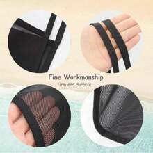 1pc Breathable Mesh Tote Bag, Large Capacity Lightweight Beach Storage Bag, Portable Foldable Shoulder Bag, Suitable For Picnic, Camping, Garden Outings, Outdoor Essentials Storage Bag - Storage Bag - View 10