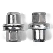 20x  Alloy Wheel Nut For Land Rover L322 Discovery 3 4 5 - Silver - View 3