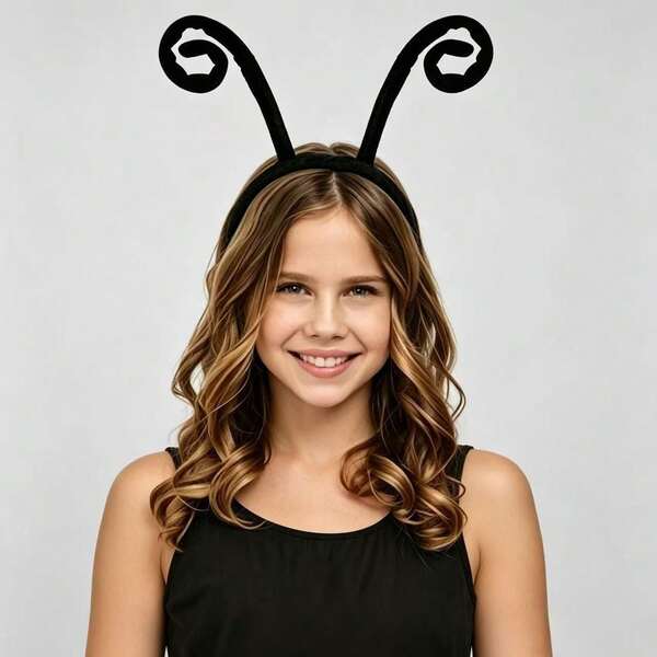 1pc Halloween Ant Antenna Party/Party Decoration, Dark/Gothic Style Headband DIY Stage Performance Costume