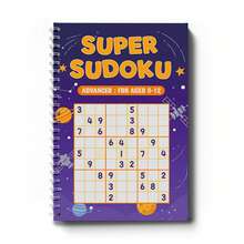 Children's Sudoku Grid Workbook, Problem-Solving Number Challenges, One Puzzle Each Page, Age Choices 3-6 6-9 9-12 12+ - Super Sudoku - View 8
