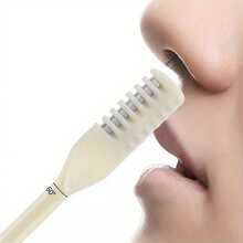 360-Degree Rotating Double-Headed Nose Hair Trimmer, Stainless Steel Safety Trimming Brush, Nose Hair Cleaning Tool - 1 - View 3