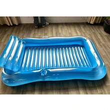 Inflatable Maple Leaf Floating Bed, Adult Swimming Ring With Backrest, Water Floating Lounger, Water Toy, Sun Shade - B - View 8