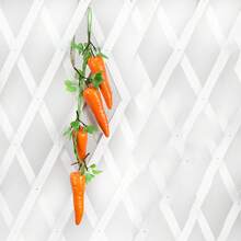 Artificial Vegetable & Fruit Crop Hanging Garland, Realistic Ginger, Corn, Sweet Potato, Red & Green Chili, Garlic, Peanut, Potato Assortment, Customizable Farm Harvest Scene Decor, Halloween & Autumn Home Decoration Props - Multicolor - View 20