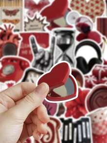 50pcs Retro Y2K Russian Stickers For Guitar Suitcase Laptop Cases Scrapbooks Storage Boxes Decorative DIY Graffiti Stickers - Multicolor - View 7