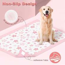 3pcs Dog Pee Pads, Pet Training Pads, Thickened Odor-Absorbing Pads, Pet Diapers, Suitable For Pet Training, Pet Supplies, Dog Supplies, Cat Supplies, Male Dog Diapers, Female Dog Diapers, Menstrual Period Care, Protect Pet Health, Disposable Pee Pads, Suitable For Teddy/Cat/Golden Retriever/Labrador Retriever And Other Pets, Gift For Cat And Dog Lovers. - Multicolor - View 6