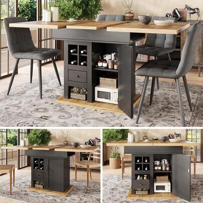 Extendable Dining Table - Perfect For 4-6 People