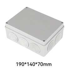 CILIA 防潑水長方形接線盒 IP55 戶外電線外殼表面安裝盒 120x80x50mm 150x110x70mm 190x140x70mm - 長方形 - 查看 11