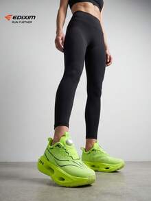 EDIXIM Women's 2026 Summer New Breathable Mesh Running Shoes, Lightweight Soft Sole Shock-Absorbing Road Running Shoes - Fluorescent Green - View 7