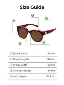 Beneunder Large Round Frame Foldable Prescription Fashion Glasses FD008 - Black - View 8