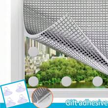 Double-Layer Suction Cup Aluminum Foil Window Insulation Cotton, No Need To Drill Holes, Keeps Warm, Waterproof, Soundproof, And Cold-Resistant. Easy To Cut And Install, Suitable For Home Windows, Protects Privacy. - Silver - View 21